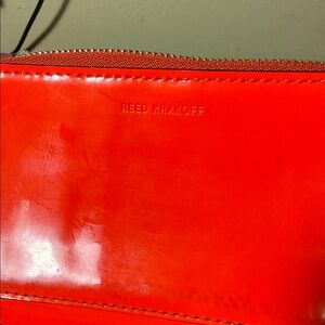 Reed Krakoff Bold Red Leather Pouch